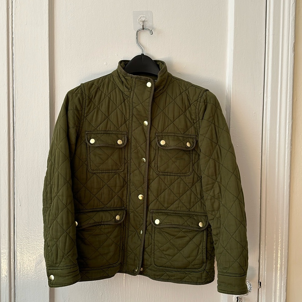 J.Crew quilted camper jacket